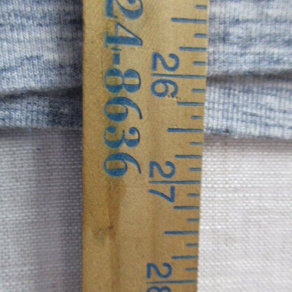 OUR LEGACY Sweatshirt Mens Size 48 Blue Gray Melange Long Sleeve Quater Zip - Picture 9 of 9